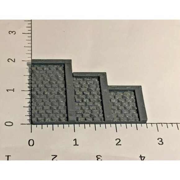 X2 N Scale Textured Wall For Stone Train Tunnel Portal - Model Railroad Scenery - Picture 3 of 3